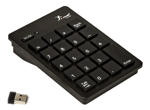 Teclado Numérico Usb Sem Fio C/ Alcance 10 Metros Kp-2038