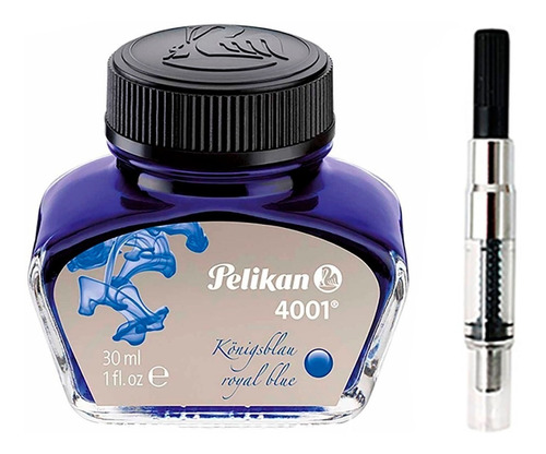 Tinta Pelikan 4001 Para Caneta Tinteiro + Conv Crown Ve List