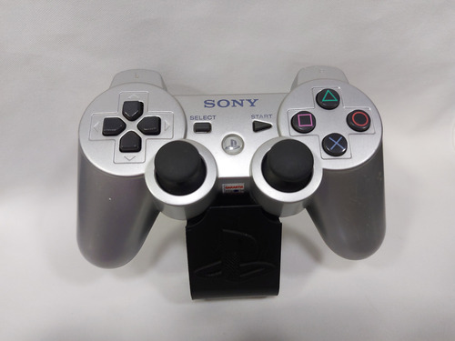 Controle Ps3 Original Prata Sony Play Playstation Bateria Ok