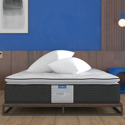 Colchón Restonic King Size Dome Ortopédico + 2 Almohadas Blancas Suaves | Meses sin interés