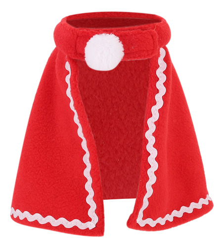 Disfraz Suave De Manto Rojo Para Perros Y Gatos De Navidad P
