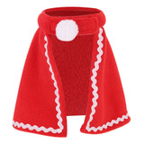 Disfraz Suave De Manto Rojo Para Perros Y Gatos De Navidad P