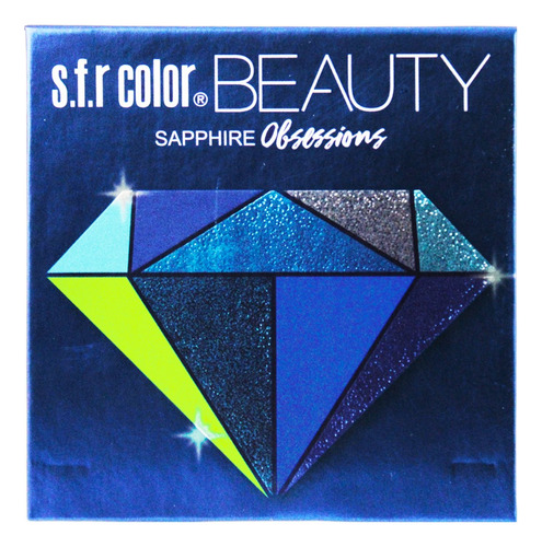 Sombras Maquillaje Color Beauty Obssesions Paleta De 9