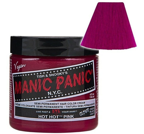 Hot Hot Pink Glows Tinte Magenta Manic Panic 4oz Artic Fox