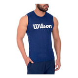 Camiseta Hombre Esqueleto Cuello Redondo Wilson Gym Fitness