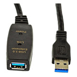 Extensão Usb 3.0 Ativo Repetidor Macho Fêmea - 25 Metros