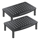 Zimilar Paquete De 2 Elevadores De Soportes Para Monitor, 3 