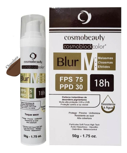 Blur M Fps75 Tom Chocolate Ideal Para Melasma Cosmobeauty