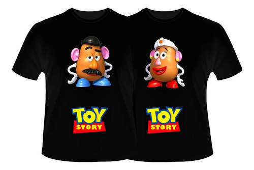 Playeras Parejas Novios Dúo Amor Sr Cara De Papa Toy Story