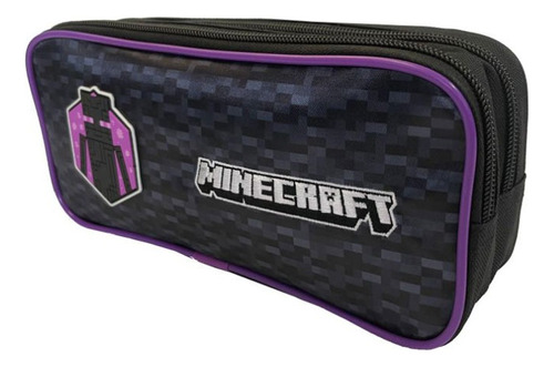 Estuche Escolar Minecraft  Niño Calidad