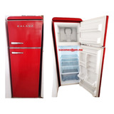 Refrigerador Frost Free Galanz Retro Glr12t Red Con Freezer