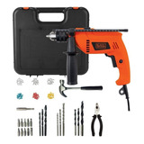 Kit Taladro Percutor 1/2 + 88 Acc Black + Decker Hd555k88-b3 Color Naranja Frecuencia 60 Hz 120v