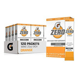G Zero En Polvo, Naranja, Paquetes De 0.10 Oz (120 Unidades)
