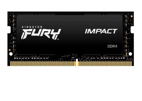 Memoria Ram Fury Impact Ddr4 Negro 8gb Kingston Kf426s15ib/8