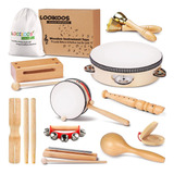 Kit Instrumentos Musicales Niños, Juego Ecologico Preescolar