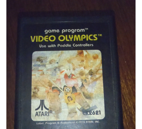 Video Olympics Cartucho Atari 2600 Funcionando