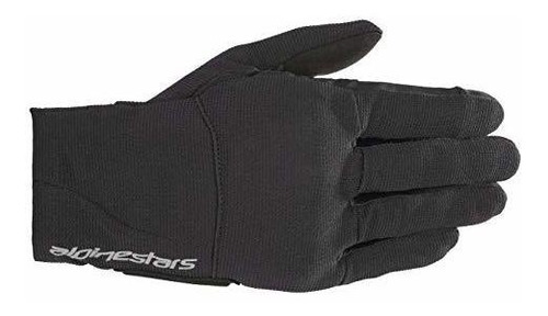 Guante Moto Mujer Alpinestars Reef, Negro Reflectante, S.