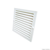 Grade De Ventilação 15x15cm Com Tela Branca Wdb Westaflex