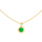 Collar Para Mujer Guess Talismania Color Dorado Jubn01433 Color Dorado/verde