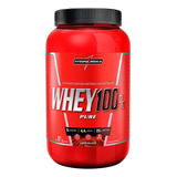 Suplemento Em Pó Integralmédica  Whey 100% Whey 100% Pure Proteínas Whey 100% Pure Sabor  Chocolate Em Pote De 900g