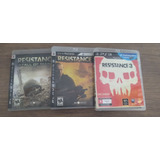 Resistance Ps3 3 Jogos Trilogia Original 