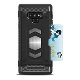 Funda Rígida Cn Porta Tarjeta Compatible Con Samsung J6 2018