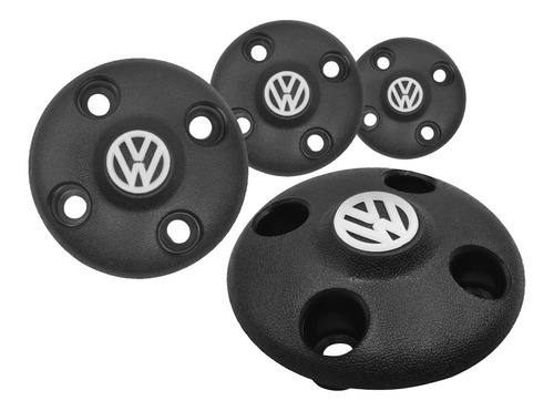 Juego Tapon Centro Rin Vw Sedan Vocho Plastico