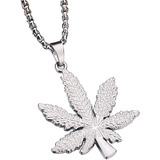 Daobg-stable - Collar Con Colgante De Marihuana Para Hombre 