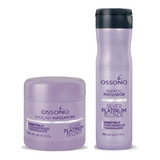 Combo Shampoo Y Máscara Matizadora Violeta Ossono Platinum 