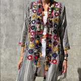 Saco Rapsodia Kimono Bordado No Zara Ginebra Bendito Pie Uma