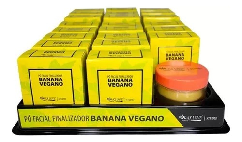 Pó Banana Vegano Finalizador Max Love Box C / 22 Uni Atacado