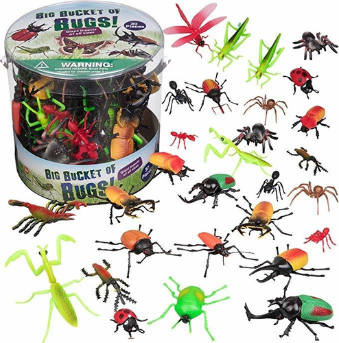Bug Figura De Acción - 30 Giant Insectos Playset (hormigas, 