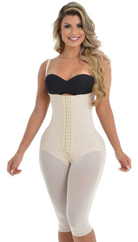 Faja Capri Estraple Con 3 Filas De Broches Y Realce Fantasti