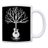 Taza De Amante De La Música Guitarra Árbol De La Vida Taza D