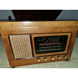 Antigo Rádio Toca Disco Valvulado Erb