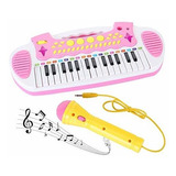 Love & Mini Piano Toy Keyboard Para Niños Regalo De Cumpleañ