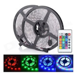 Pack 2 Tira Led Rgb 5050 Egomada + Control 