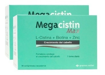 Megacistin Max Fortalecedor Anti Caida Cabello 60 Comprimidos