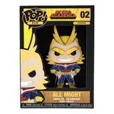 Pin Esmaltado Figura De All Might Funko Pop My Hero Academia