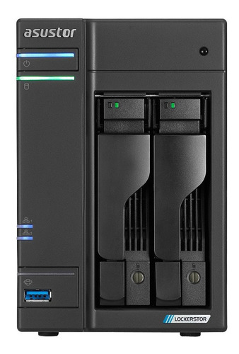 Storage Nas Asustor Lockerstor 2 As6702t 2 Baias 40tb Torre