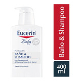 Eucerin Baby Wash & Shampoo 400ml Para Piel Sensible