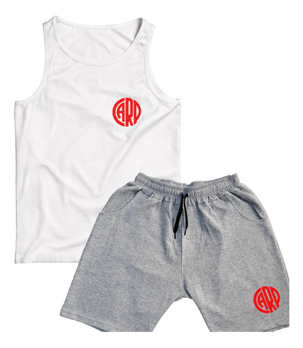 Conjunto Futbol Argentino Musculosa Short Algodon 2