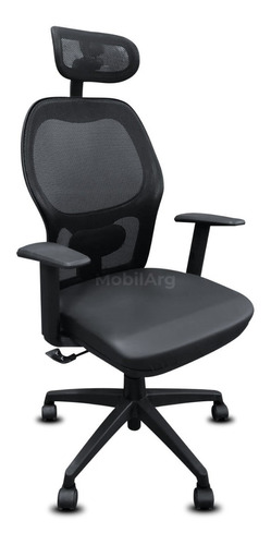 Sillón Ergonómico Oficina Home Office Con Cabezal Gamma 