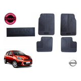 Kit 4 Tapetes Uso Rudo Nissan March 2015 Original