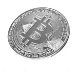 Monedas De Bitcoin Conmemorativas Oro Y Plata