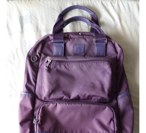 Mochila Delsey Legére, 29 L., P/notebook, Violeta Oscuro