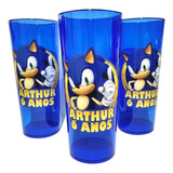 Copo Long Drink Personalizado Sonic 10 Unidades