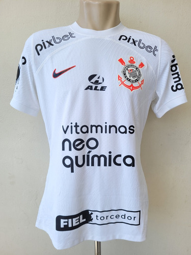 Camisa Corinthians Jogo Libertadores Fagner Home Branca 2023