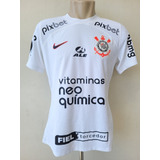 Camisa Corinthians Jogo Libertadores Fagner Home Branca 2023