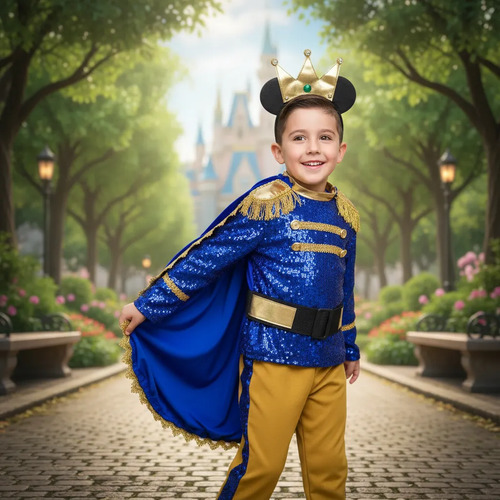 Disfraz Inspirado En Rey Micky Gala Ratón Para Niños